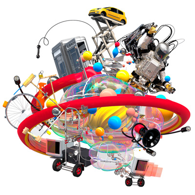 Проект «Огненный торнадо» для фестиваля «Политех»